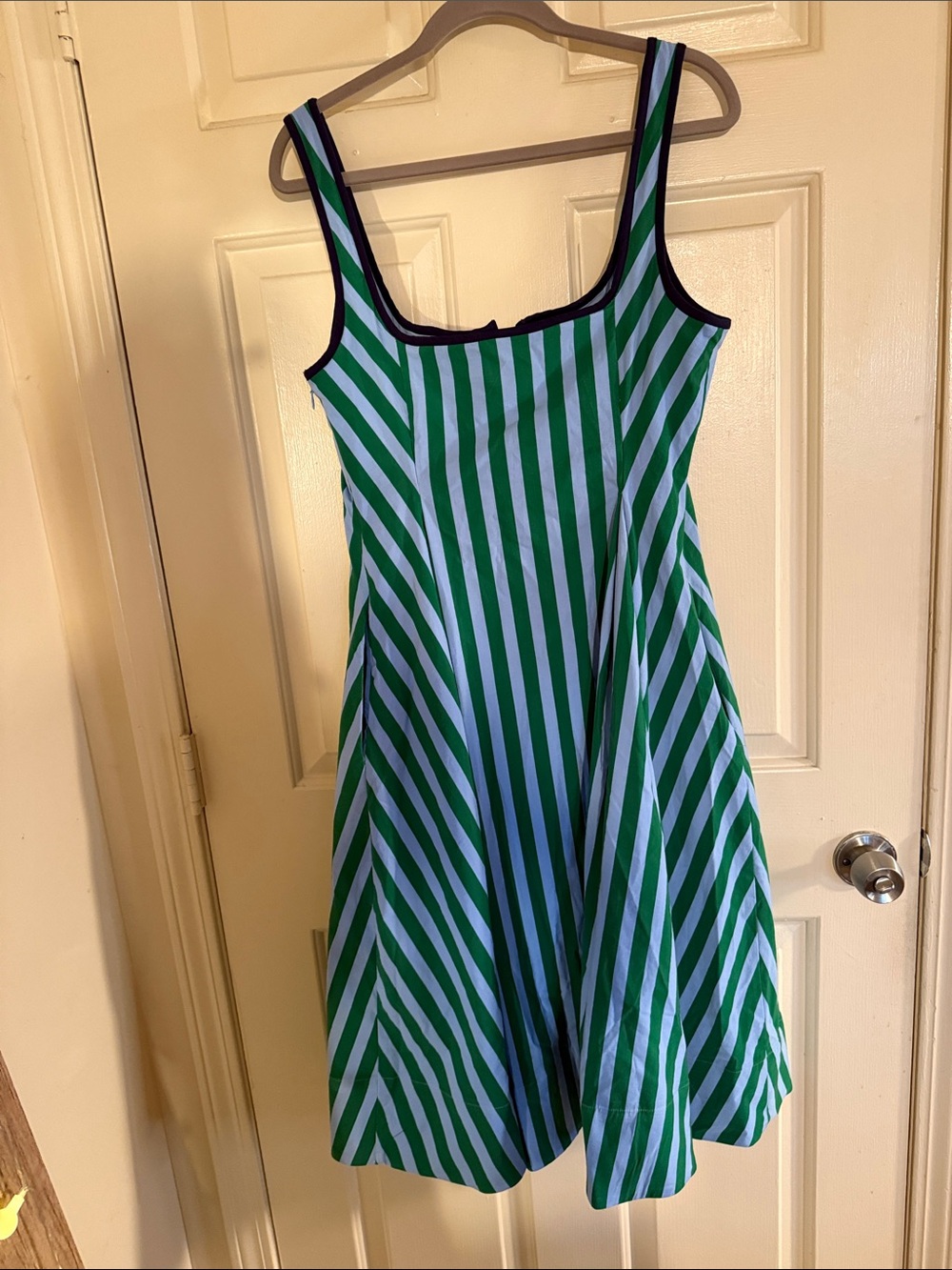 Maeve Sleeveless Notched Square-Neck Midi Dress - Picture 6 of 11